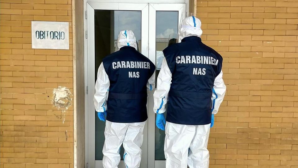 CONTROLLI DEI NAS IN 375 OBITORI ITALIANI :  2 SEGNALAZIONI IN STRUTTURE DEL PORDENONESE